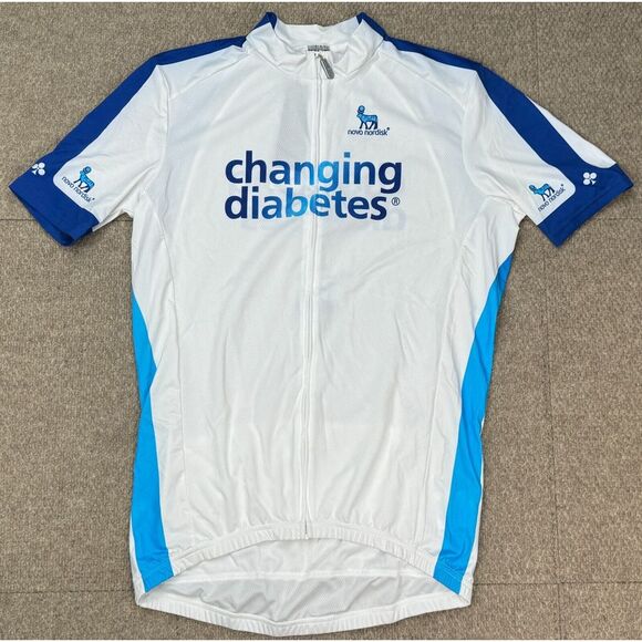 Nalini Changing Diabetes Novo Nordisk Italian Cycling Team Jersey Size 3XL‎